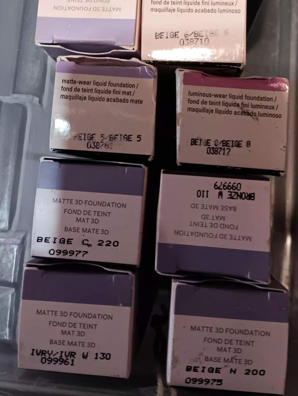 Mary Kay Timewise Liquid Foundation Boxes - Light Beige